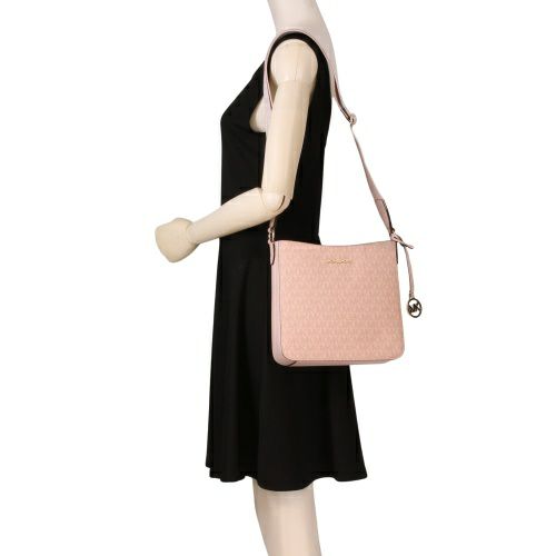 マイケルコース ショルダーバッグ レディース ジェットセット スモール シグネチャー ロゴ クロスボディバッグ ピンク MICHAEL KORS 35T5GTVC5V POWDER BLUSH
