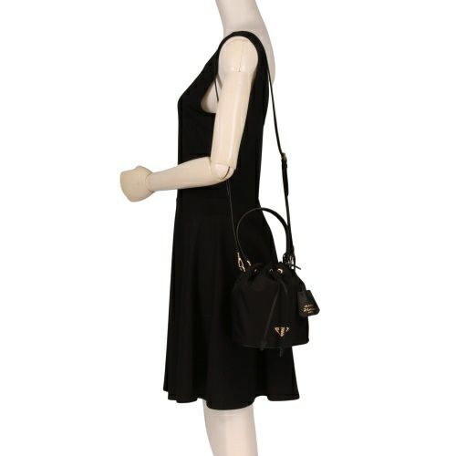 プラダ ショルダーバッグ レディース ブラック PRADA 1BE067 V WOP