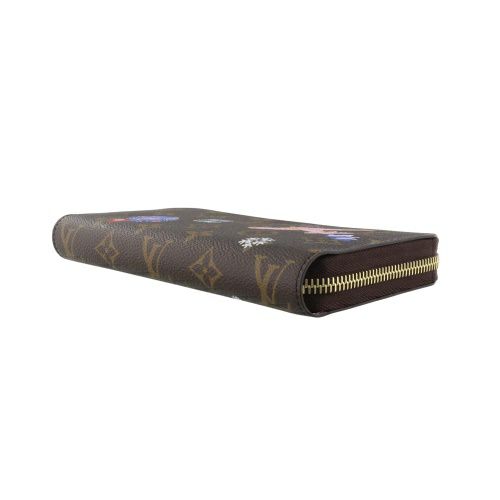 ルイヴィトン 長財布 モノグラム ジッピー・ウォレット ブラウン LOUIS VUITTON M26256 スノーウィパール