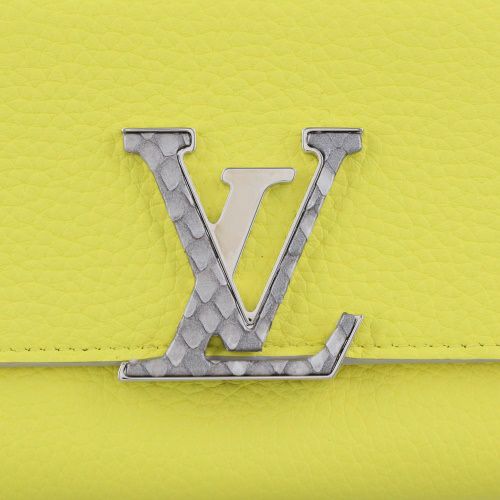 ルイヴィトン 長財布 トリヨン ポルトフォイユ・カプシーヌ イエロー LOUIS VUITTON N89197 トニックレモン