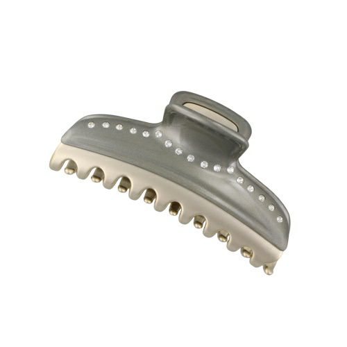 アレクサンドル ドゥ パリ ヘアクリップ L ヘアークリップ ヘアアクセサリー レディース タイムレス TIMELESS グレー ALEXANDRE DE PARIS ICCL-12832-03 G5 GRIS/OR
