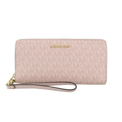 マイケルコース 長財布 レディース JET SET TRAVEL CONTINENTAL ピンク MICHAEL KORS 35R4GTVT3V POWDER BLUSH