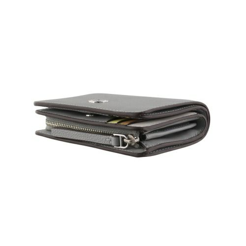 トリーバーチ 二つ折り財布 レディース ROBINSON BI FOLD WALLET グレー TORY BURCH 170348 020 LIGHT GRANITE