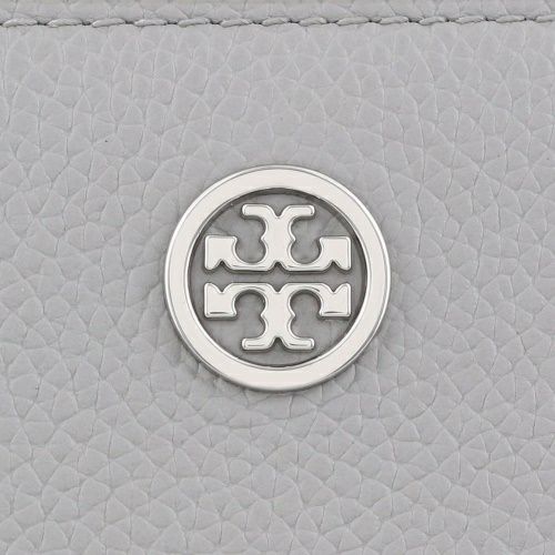 トリーバーチ 二つ折り財布 レディース ROBINSON BI FOLD WALLET グレー TORY BURCH 170348 020 LIGHT GRANITE