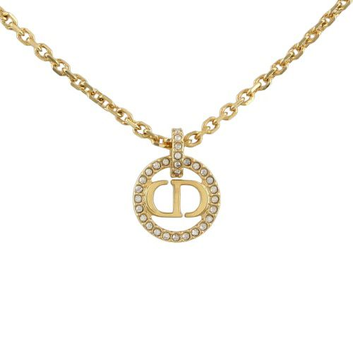 クリスチャンディオール ネックレス レディース Petit CD ゴールド