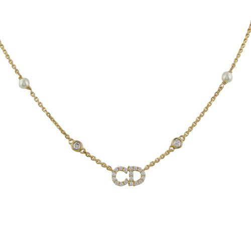 クリスチャンディオール ネックレス レディース ゴールド Christian