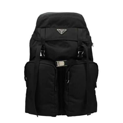 プラダ リュックサック メンズ TESSUTO ブラック PRADA 2VZ019 V OOL 2DMG