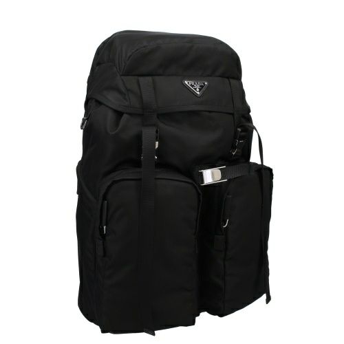 プラダ リュックサック メンズ TESSUTO ブラック PRADA 2VZ019 V OOL 2DMG