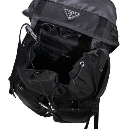 プラダ リュックサック メンズ TESSUTO ブラック PRADA 2VZ019 V OOL 2DMG