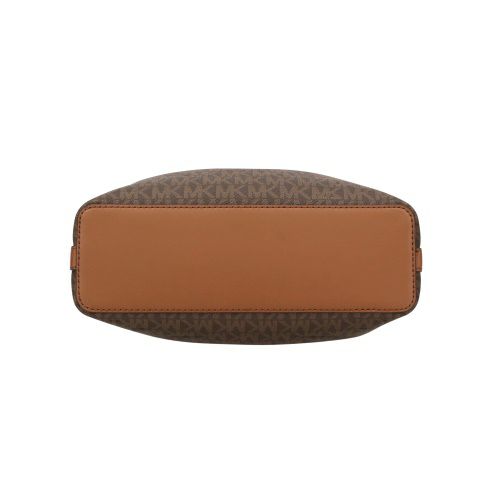 マイケルコース ハンドバッグ レディース カーソン スモール シグネチャー ロゴ サッチェル ブラウン MICHAEL KORS 35S5G2ZS5B