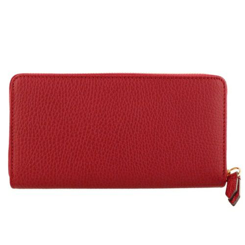 GUCCI 財布　ダブルG ウォレット　赤　正規品 ダブルG バイカラー ジップアラウンドウォレット ・グッチ ロッソ