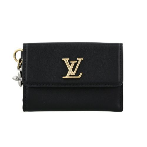 ルイヴィトン 三つ折り財布 ミニ トリフォールド ウォレット・LV ブルーム H36 ブラック LOUIS VUITTON M15081