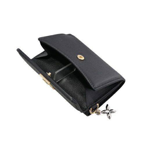 ルイヴィトン 三つ折り財布 ミニ トリフォールド ウォレット・LV ブルーム H36 ブラック LOUIS VUITTON M15081