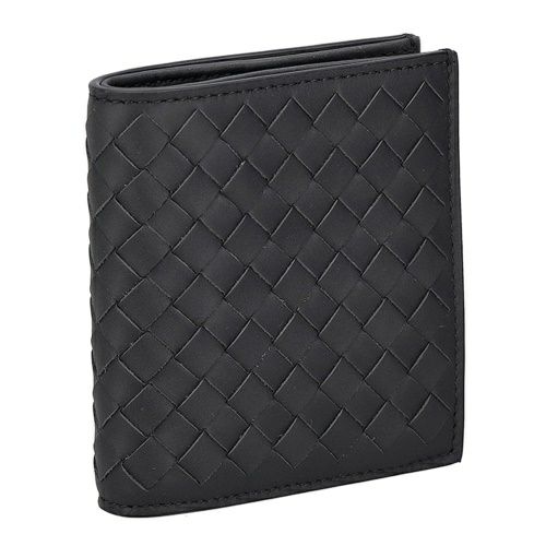 ボッテガヴェネタ 二つ折り財布 メンズ ブラック BOTTEGA VENETA 222338 V47W1 2015
