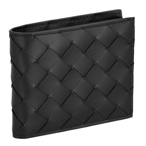 ボッテガヴェネタ 二つ折り財布 メンズ ブラック BOTTEGA VENETA 749412 V3US1 8803