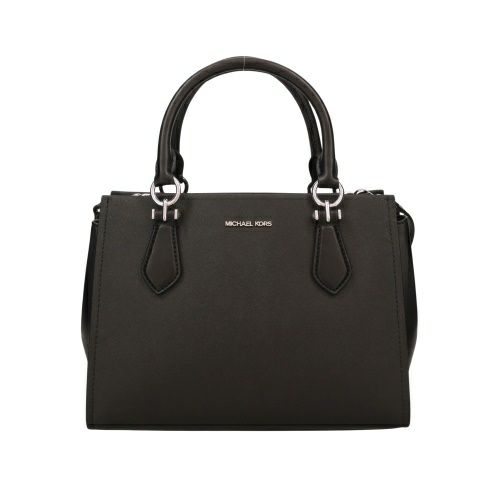 マイケルコース ハンドバッグ レディース マリリン ミディアム サフィアーノ レザー サッチェル ブラック MICHAEL KORS 35F5S6AS2L BLACK