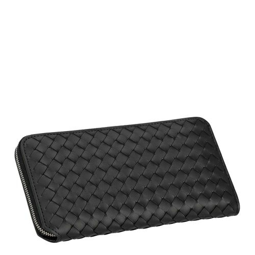 ボッテガヴェネタ 長財布 メンズ イントレチャート ブラック BOTTEGA