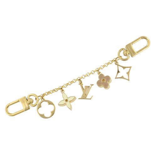 ルイヴィトン バッグチャーム チェーン・フルール ドゥ モノグラム LOUIS VUITTON M01413 ゴールド