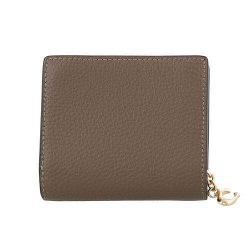 コーチ アウトレット 二つ折り財布 レディース スナップ ウォレット COACH OUTLET C2862 IMV2R ダークストーン
