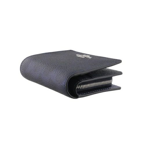 コーチ アウトレット 二つ折り財布 レディース スナップ ウォレット・シグネチャー キャンバス COACH OUTLET CCL96 SBLNV