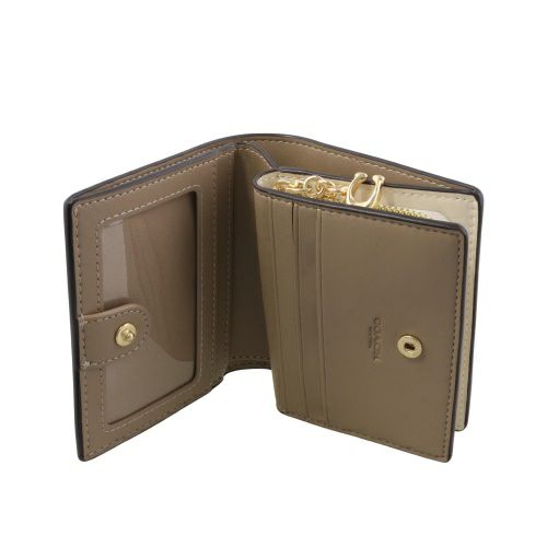 コーチ アウトレット 二つ折り財布 レディース スナップ ウォレット・スター プリント COACH OUTLET CCL97 IMCAH チョークマルチ