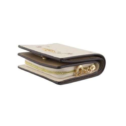 コーチ アウトレット 二つ折り財布 レディース スナップ ウォレット・スター プリント COACH OUTLET CCL97 IMCAH チョークマルチ