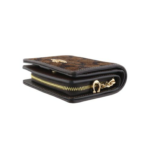 コーチ アウトレット 二つ折り財布 レディース スナップ ウォレット・シグネチャー シェニール COACH OUTLET CCQ32 IMA7U トリュフ