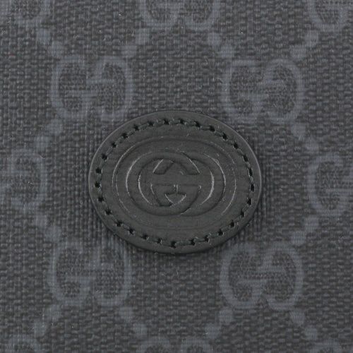 グッチ 二つ折り財布 メンズ インターロッキングG GUCCI 673000 92TCN 1000