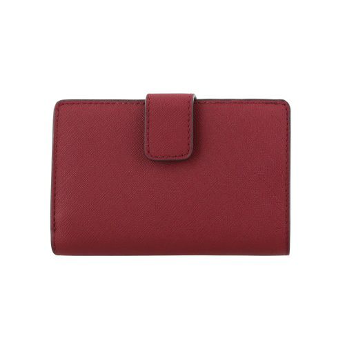 マイケルコース 二つ折り財布 レディース JET SET TRAVEL MD BIFLD ZP CN WLLET LEATHER ジェット セット トラベル ミディアム ビルフォールド ジップ コーナー ウォレット レザー MICHAEL KORS 35F7GTVF2L CHERRY