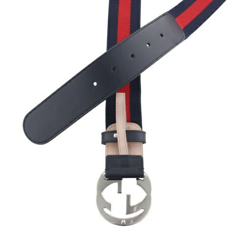 グッチ ベルト メンズ ネイビー GUCCI 411924 H917N 8497