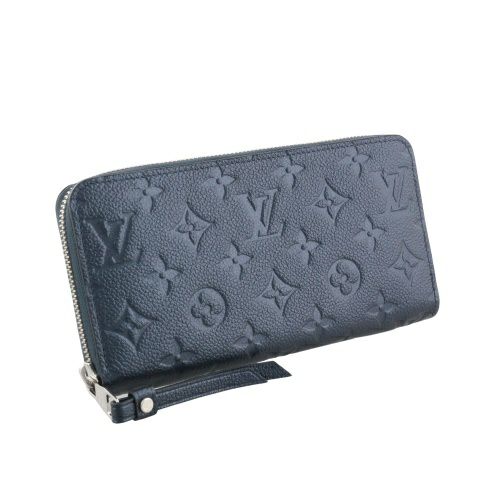 ルイヴィトン 長財布 レディース モノグラム アンプラント ジッピー・ウォレット ネイビー LOUIS VUITTON M26529 シマリーインク